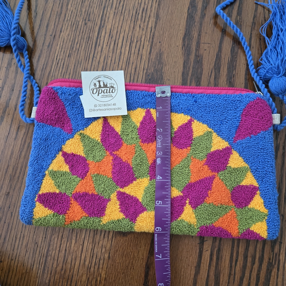 Colorful Geometric Clutch